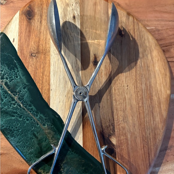 Antique silverware salad serving - Picture 4 of 6